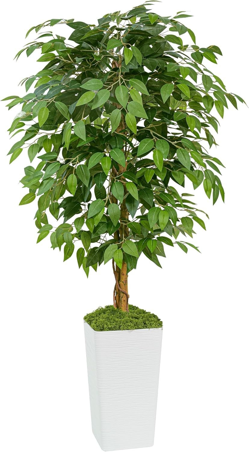150cm Artificial Ficus Tree in Pot Lush Green Lifelike Indoor Home Decoration