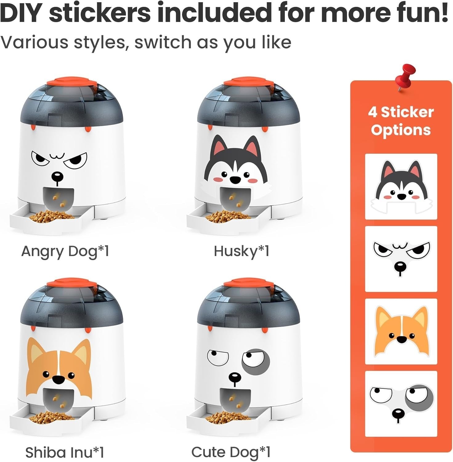 Interactive Dog Puzzle Feeder Toy Remote Treat Dispenser Rechargeable