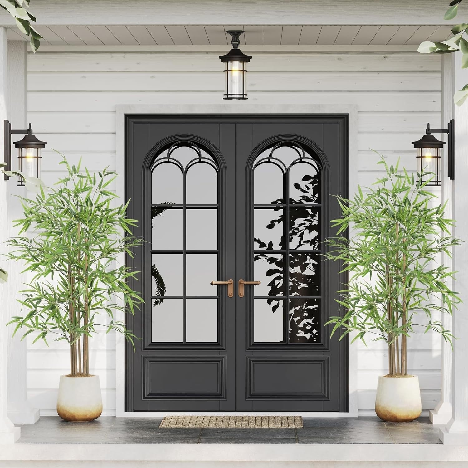 5ft Artificial Bamboo Tree Tall Realistic Plant Indoor Home Office Green Decor
