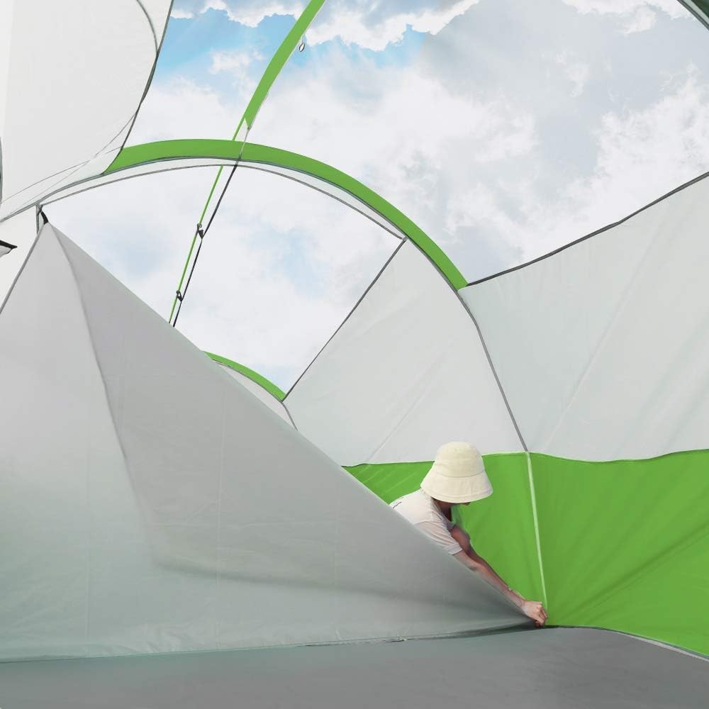 8 Person Camping Tent Waterproof Windproof Family w/ Divider