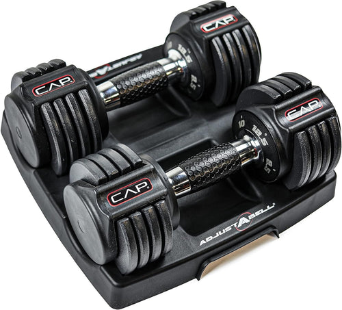 Adjustable Smart Dumbbell 2.5–12.5lb Quick Twist Space Saving Home Gym