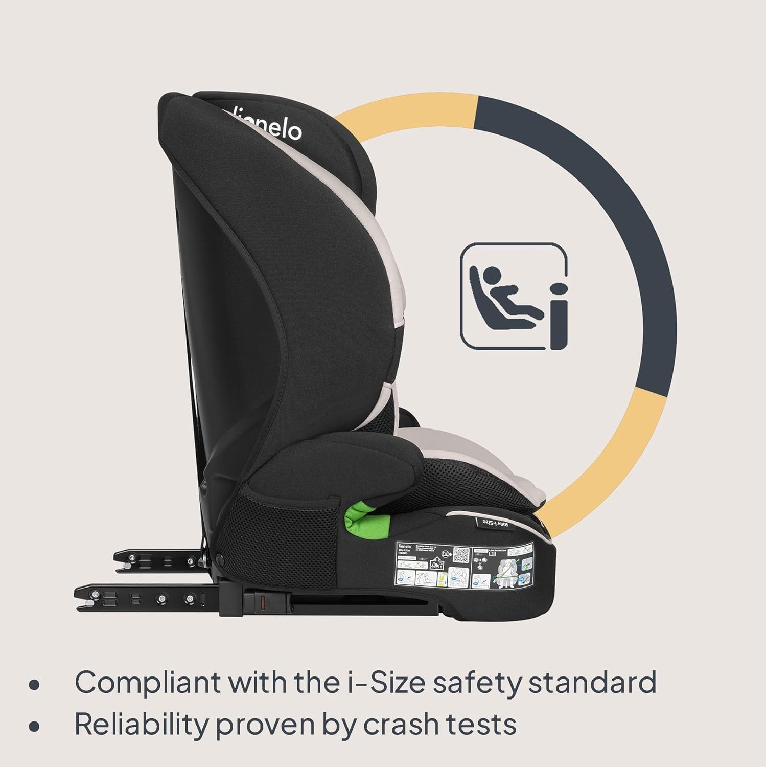 i-Size Car Seat 76–150cm ISOFIX Booster R129 Side Impact Adjustable
