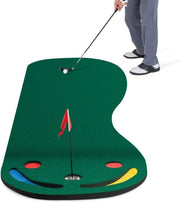 Golf Putting Mat 42" Practice Green Indoor Home Office Training Aid