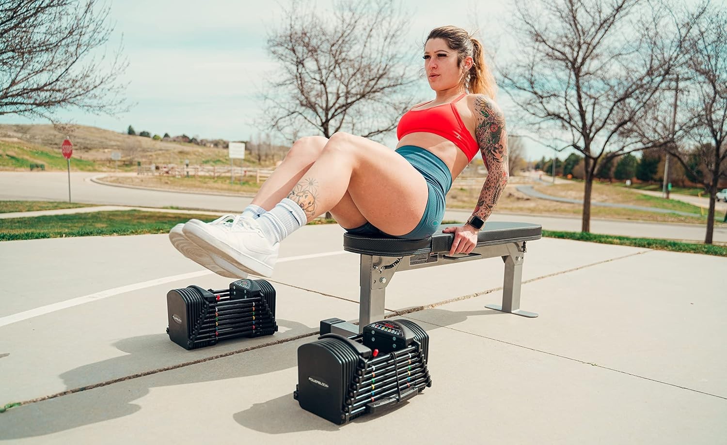 Portable Folding Travel Weight Bench Incline Decline 550lb Lightweight