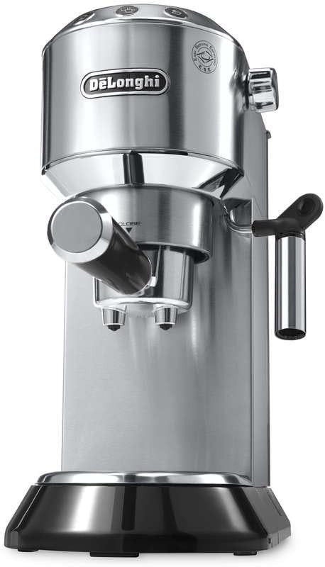 15-Bar Metal Espresso Machine with Milk Frother | Fast Heat-Up | Compact 1L