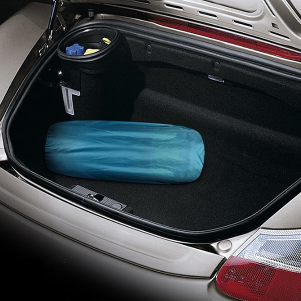 Red Car Air Mattress Inflatable Bed for Travel Camping Sleep SUV Sedan Van