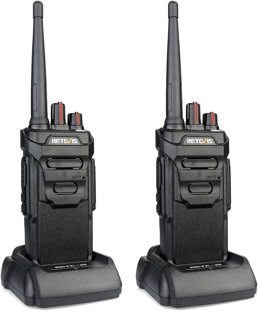 Waterproof Walkie Talkies IP67 Long Range 2km USB Charging VOX 2PCS