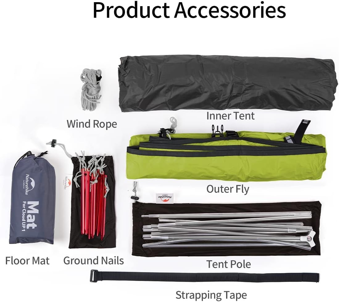 Ultralight 1 Person Backpacking Tent Waterproof