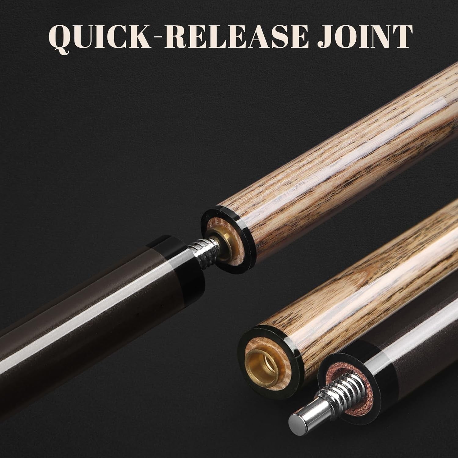 21oz Heavy Break Pool Cue 57.3" Ash Shaft 13.5mm Bakelite Tip