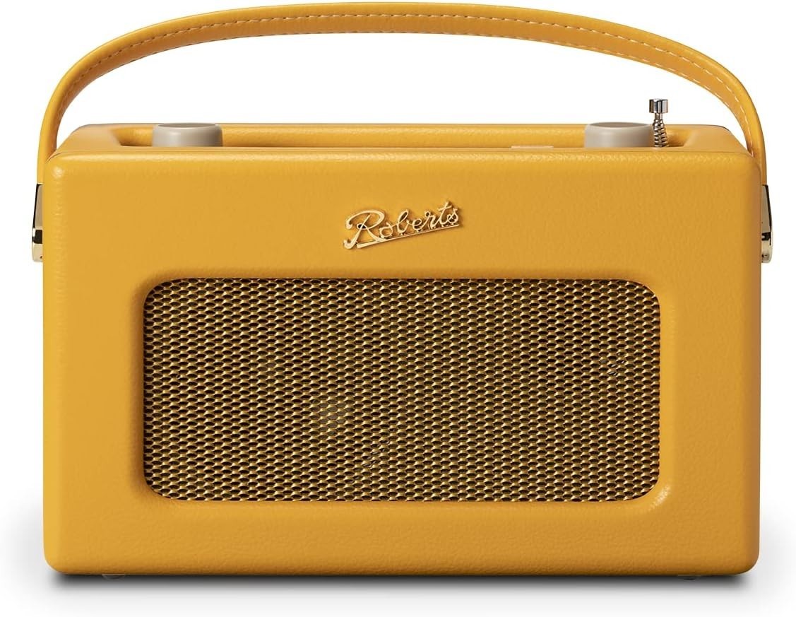 Portable FM/DAB/DAB+ Internet Radio with Bluetooth & Wi-Fi Sunburst yellow