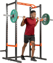 Heavy Duty Power Cage Strength Rack 450kg Capacity Home Gym Steel
