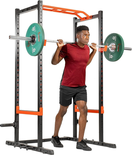 Heavy Duty Power Cage Strength Rack 450kg Capacity Home Gym Steel