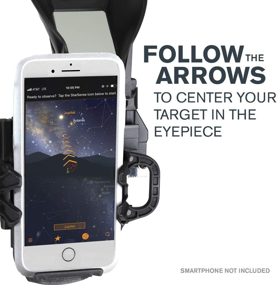 130mm Reflector Telescope, Smartphone App & Tripod, DX 130