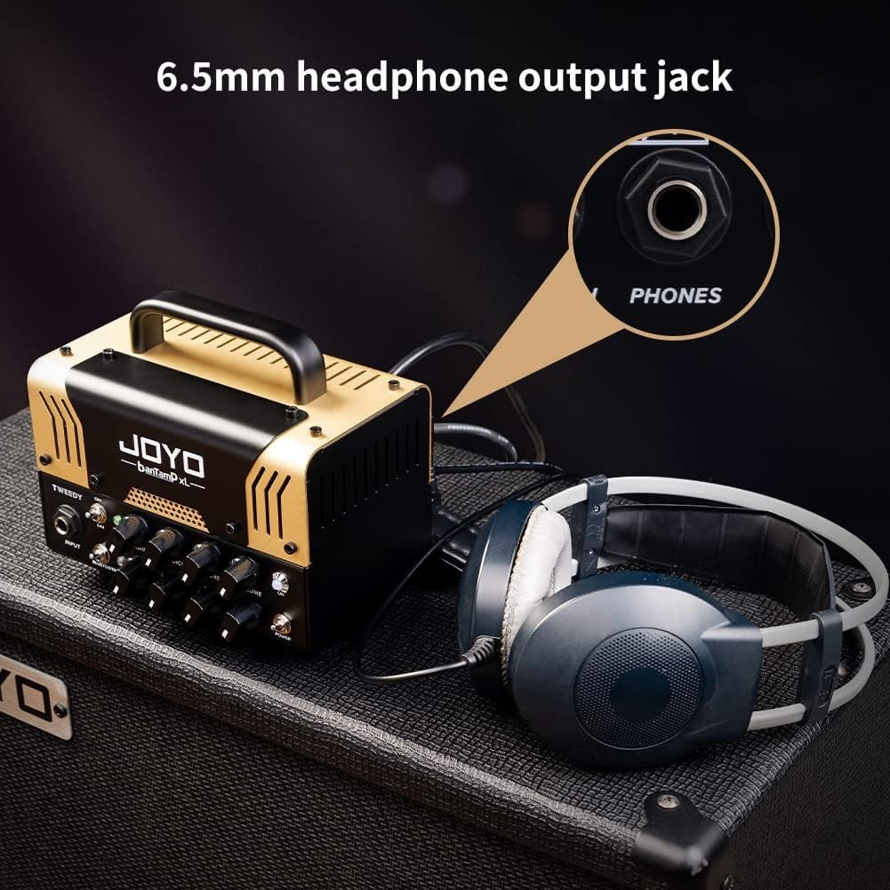 20W Hybrid Tube Guitar Amp Head 2-Channel Bluetooth FX Loop