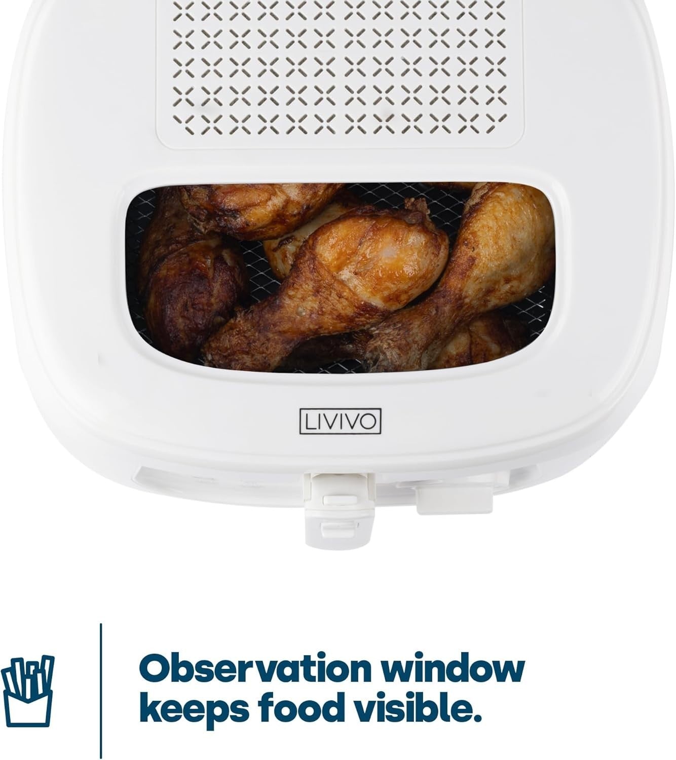 Electric Deep Fat Fryer 2.5L Non-Stick Oil Cooker with Viewing Window