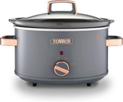 Family Size 3.5L Slow Cooker with Removable Pot & 3 Heat Controls