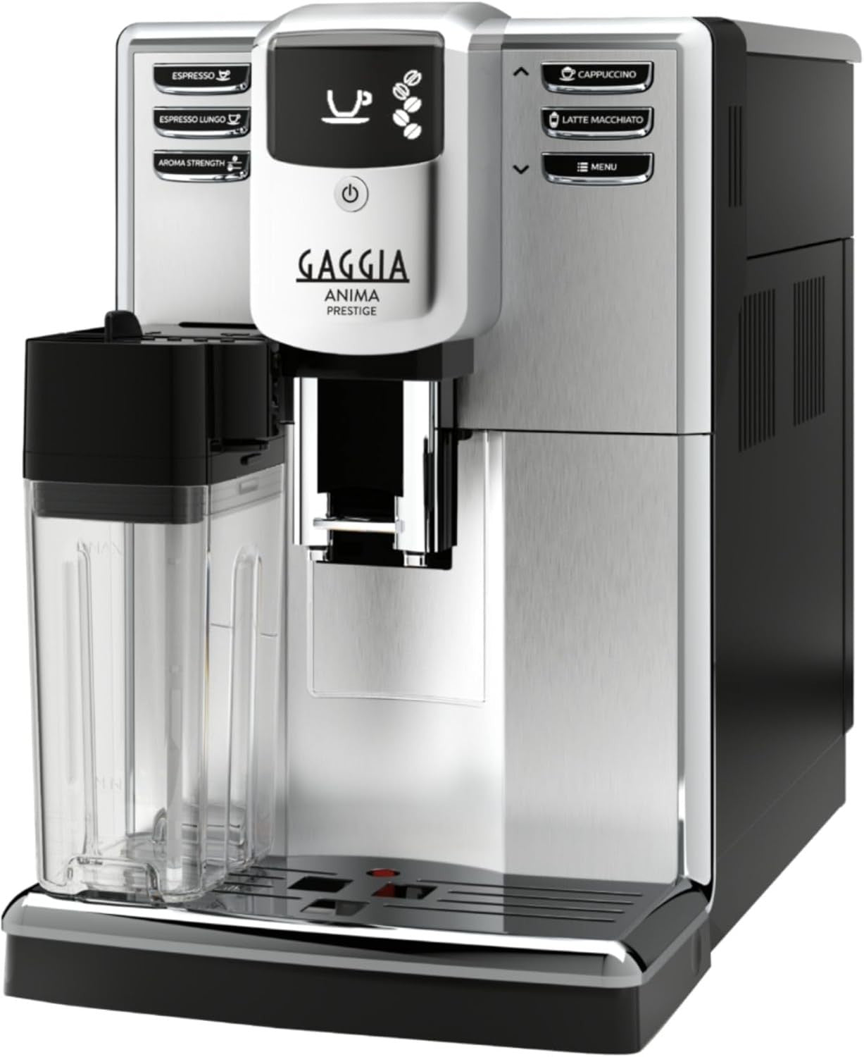 Automatic Bean-to-Cup Coffee Machine 1.7L Milk Frother 1850W Silver