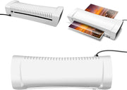 A4 Laminator Hot Cold Fast Warm-Up Anti-Jam Bubble-Free Home Office