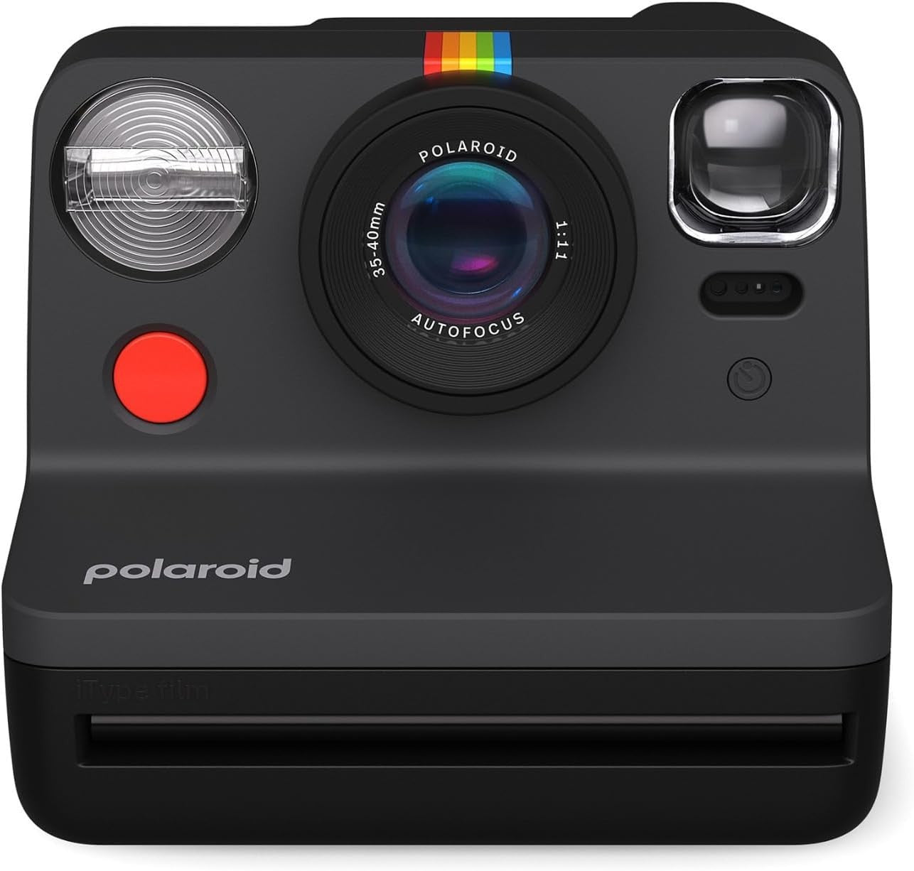 Instant Camera Film Bundle Black USB-C Rechargeable 16 Photos Included