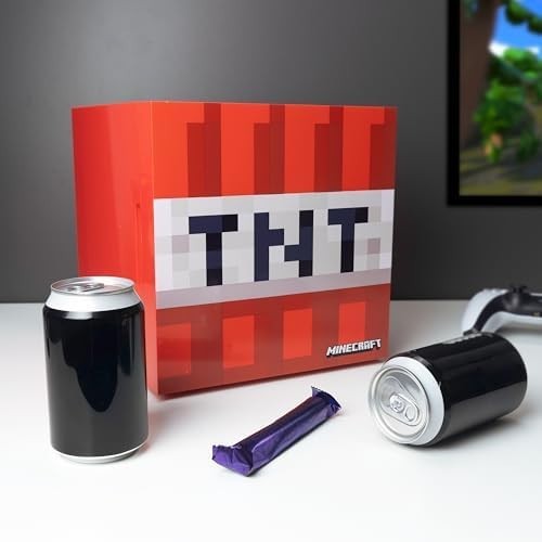 Minecraft TNT Mini Fridge 4L AC/DC Portable Cooler 6 Cans