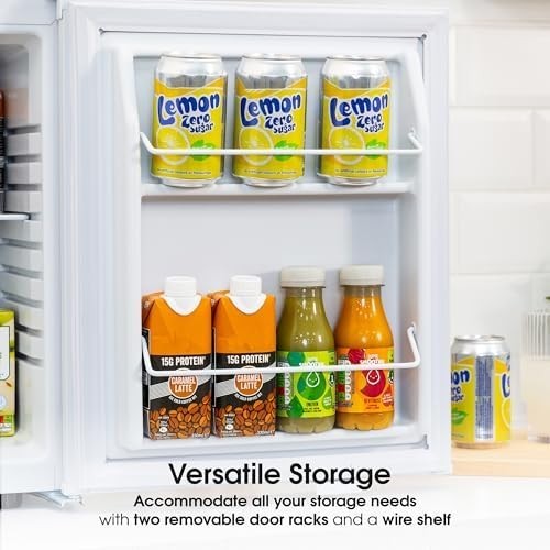 25L Mini Fridge Thermoelectric Quiet Portable for Bedroom Home White