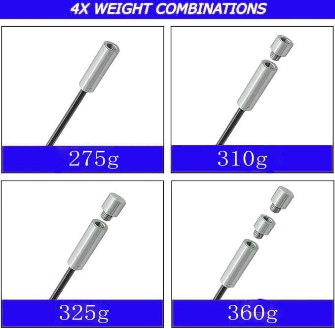 Golf Swing Speed Trainer 3 in 1 Adjustable Weight Stick