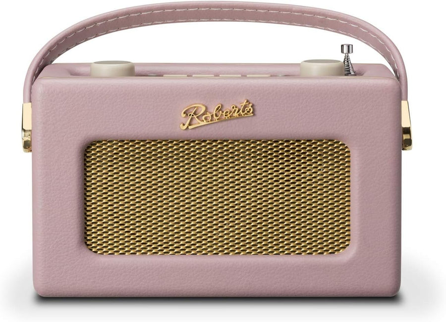 Portable DAB DAB+ FM Radio Bluetooth Retro Dove Pink