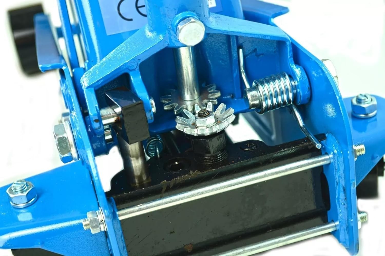 3 Ton Heavy Duty Trolley Jack Hydraulic Car Van Caravan Lift 135–460mm Blue
