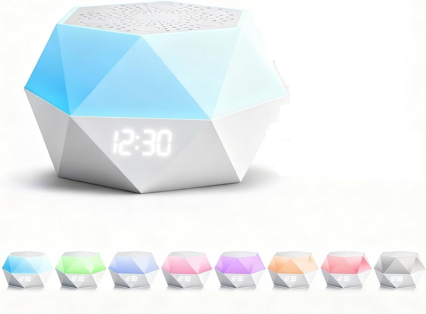 Smart White Noise Machine for Sleep – 32 Soothing Sounds, Night Light, Timer