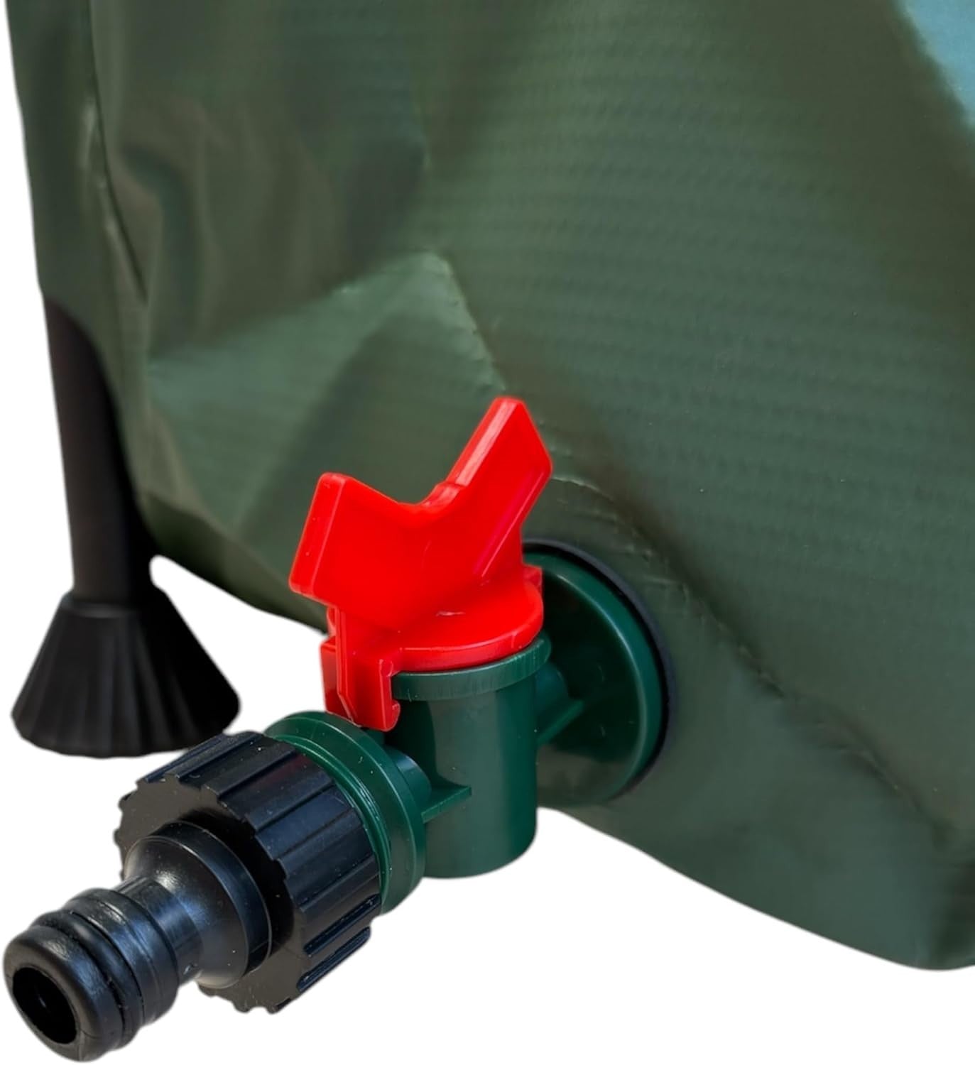 160L Collapsible Garden Water Butt with Tap & Zip Lid – Portable PVC Tank