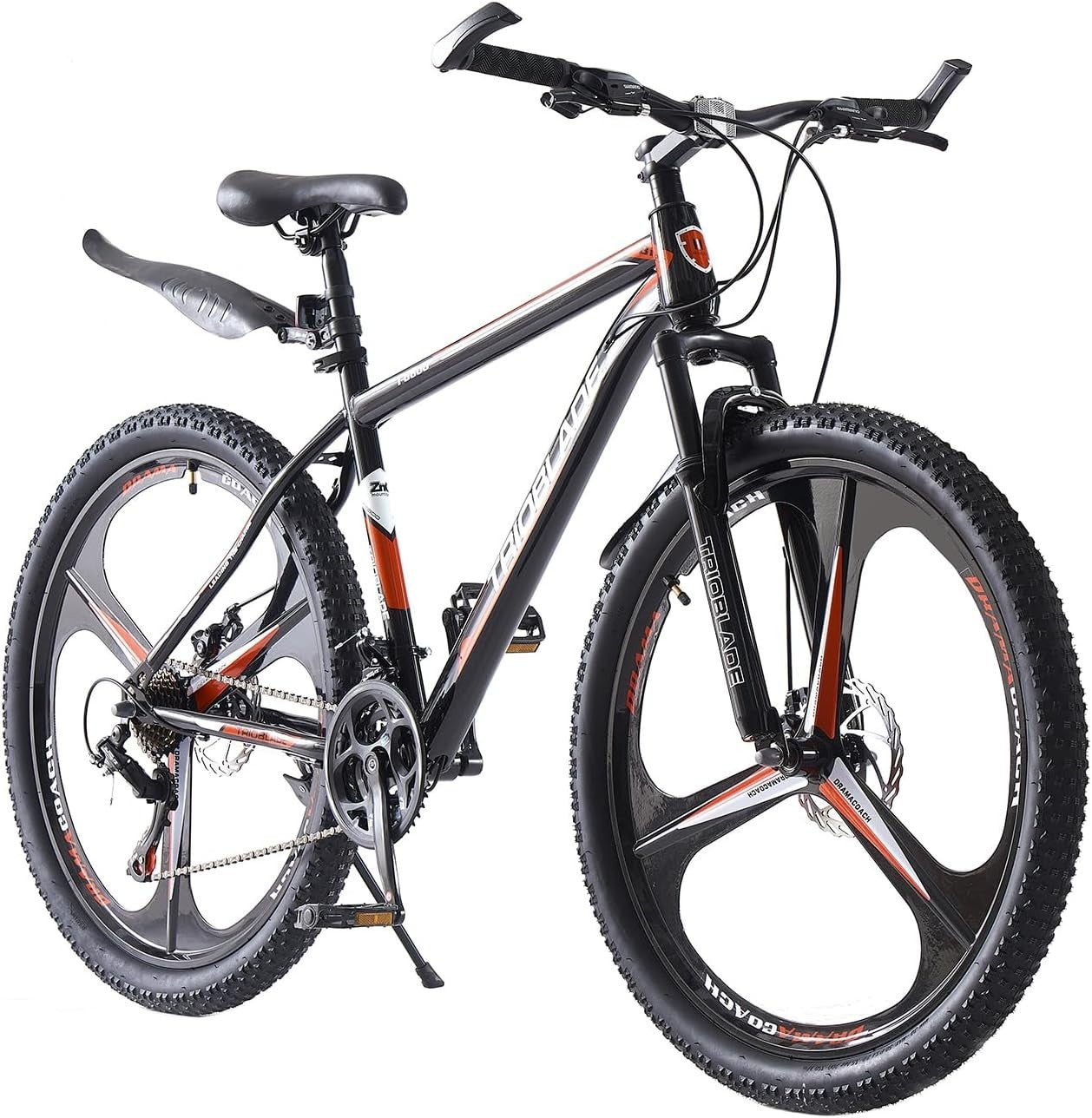 27.5” Mountain Bike 21-Speed Dual Disc Brake Lightweight Adult Off-Road MTB
