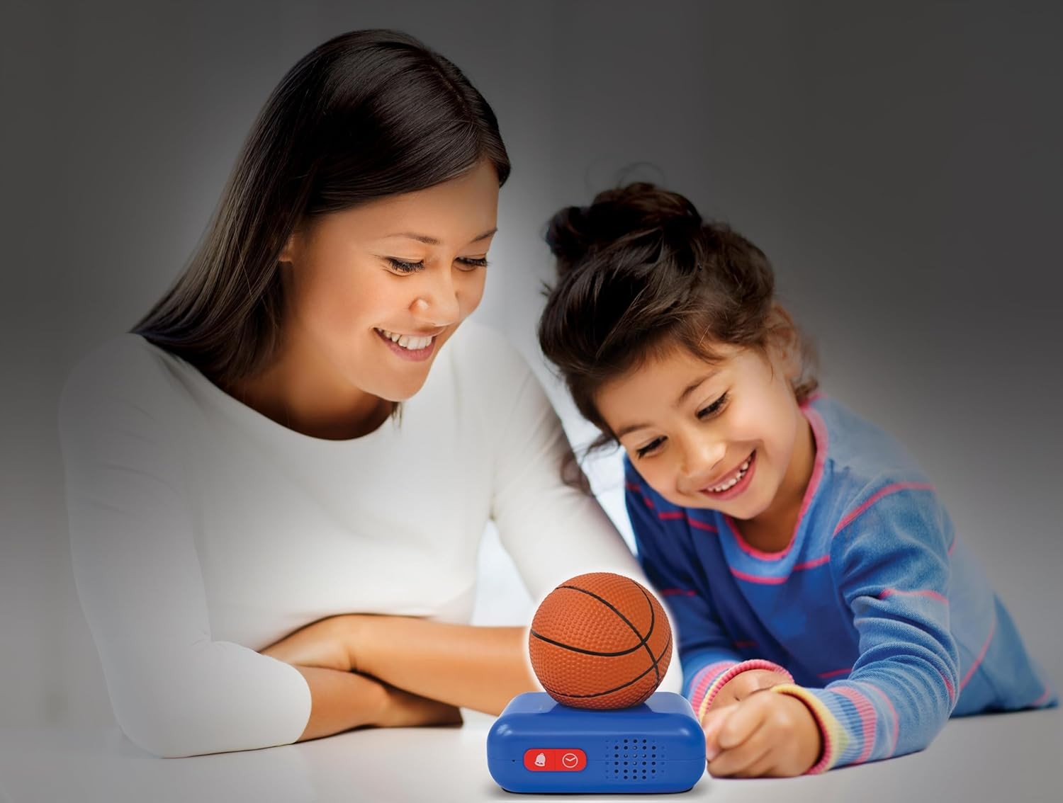 Kids Basketball Alarm Clock Night Light LED Display Snooze Sounds