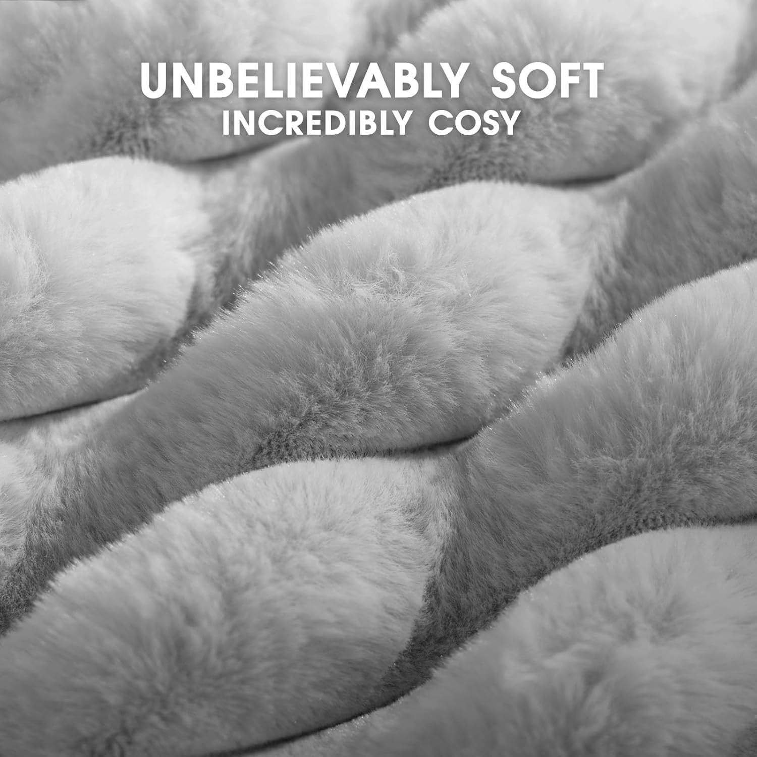 XL Orthopedic Dog Crate Bed 104x68cm Waterproof Grey