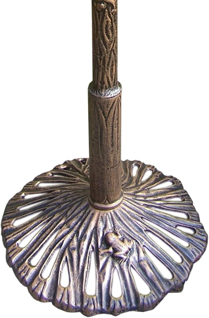 Antique Bronze Frog Bird Bath – Cast Aluminium Garden Ornament Outdoor Décor