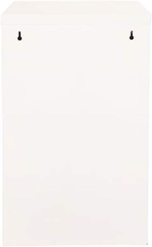 White Lockable Metal Filing Cabinet 2 Drawer A4 Office Storage