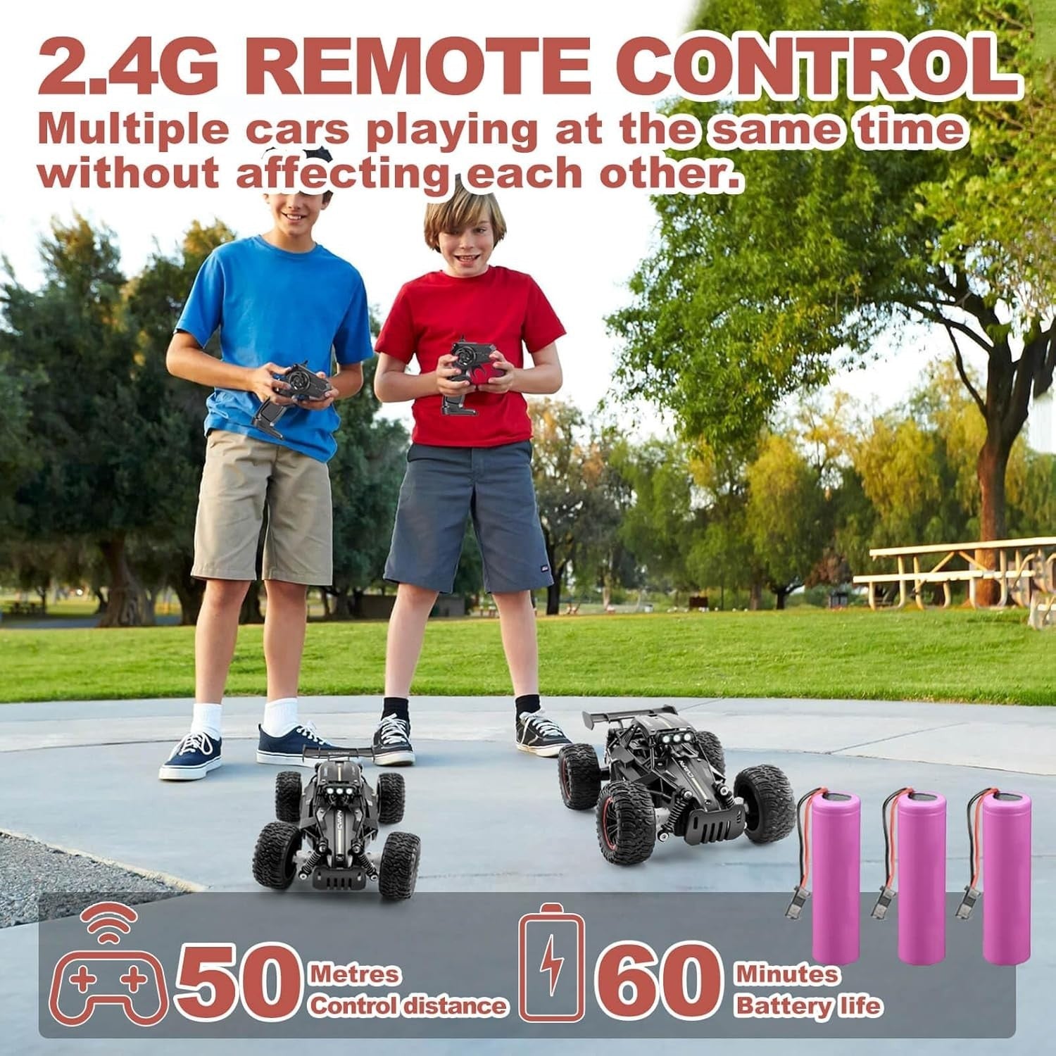 High Speed RC Car 1:16 Off-Road Monster Truck 2.4GHz Remote Control Toy