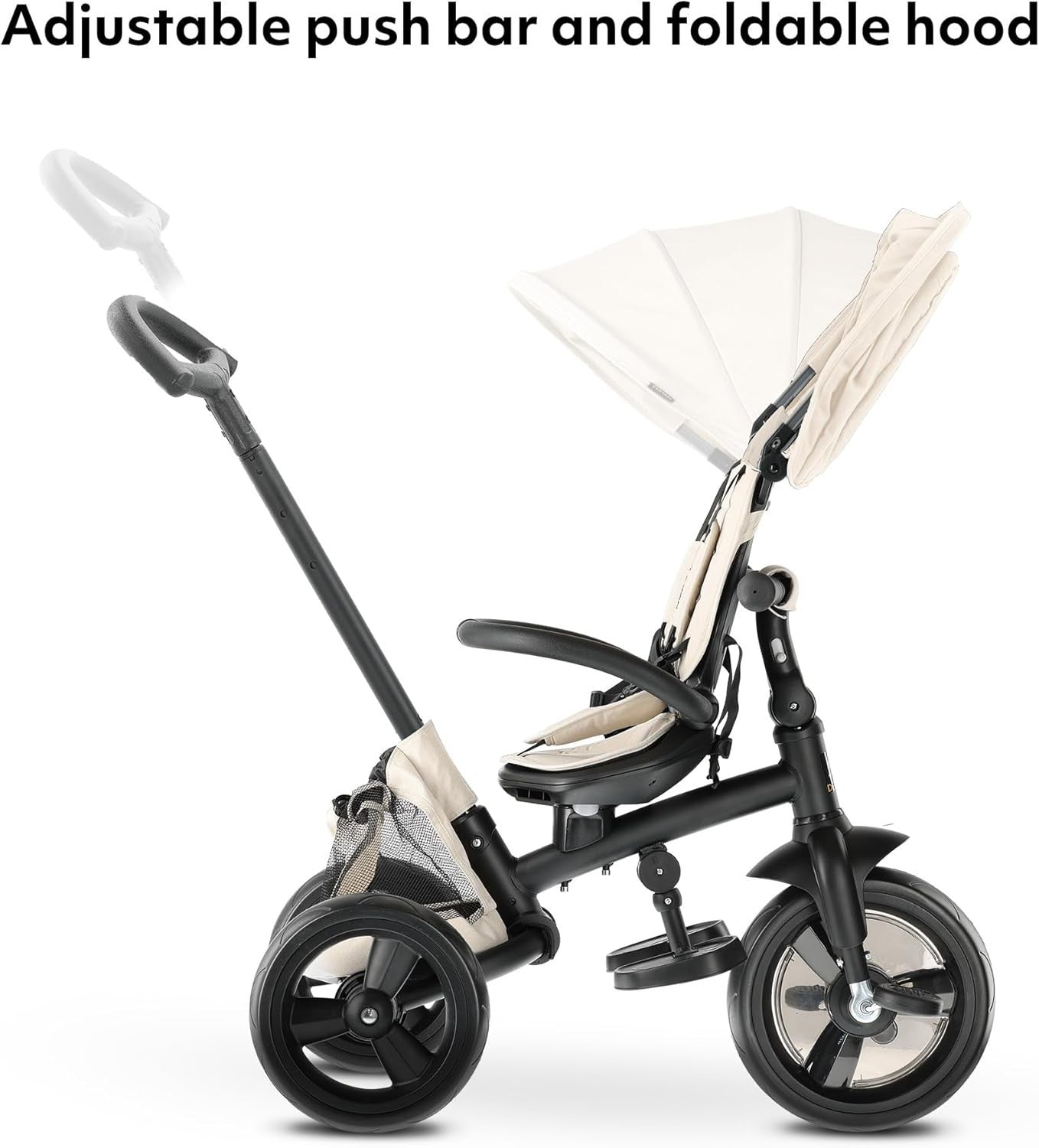 5 in 1 Foldable Baby Trike Push Handle Swivel Seat Canopy 9M-4Y