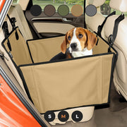 Extra Stable Dog Car Seat Waterproof Rear Travel Bed Up to 18kg