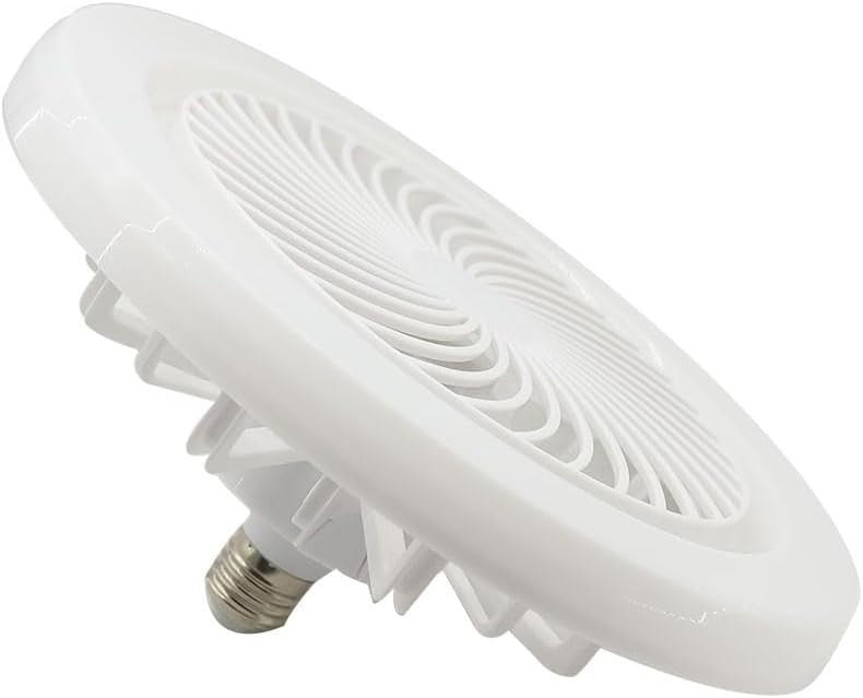 2-in-1 LED Ceiling Fan, 3 Speeds, 3 Color Temps, Dimmable, Remote Control