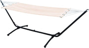 Freestanding Cotton Hammock with Stand | 310cm Frame | Indoor Outdoor Bed