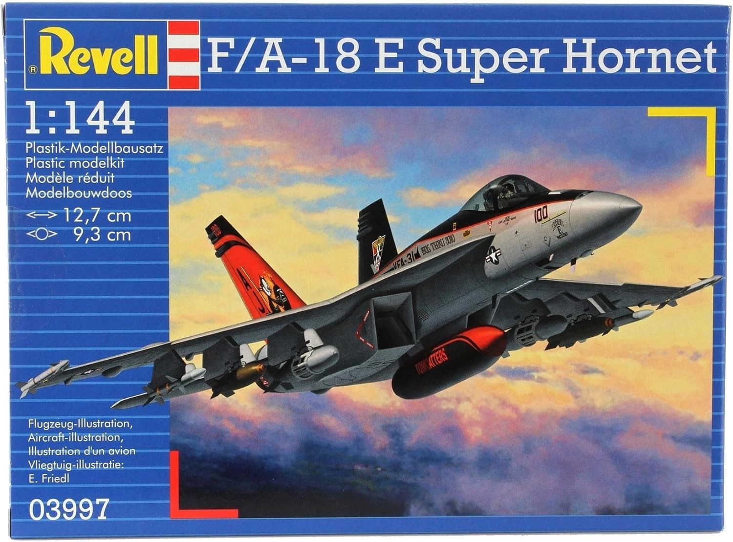 1:144 F/A-18E Super Hornet Jet Model Kit – Military Aircraft Gift Build Set