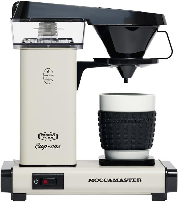 Premium Single-Cup Filter Coffee Maker 1090W | Fast Brew | Compact Aluminum