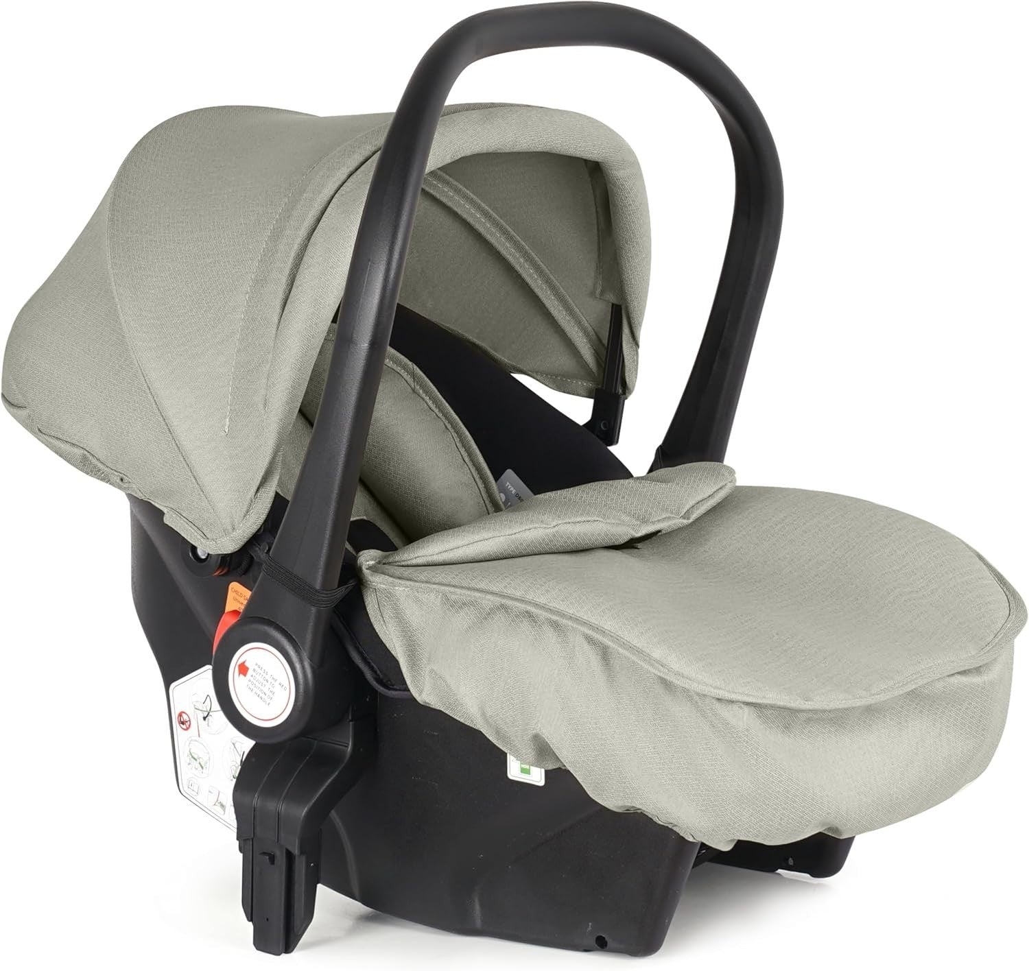 3 in 1 Baby Travel System i-Size Car Seat Pram Stroller Newborn–4Y