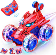 360° Flip RC Car with LED Lights Spider Design 2.4GHz Remote Control Toy for Kid