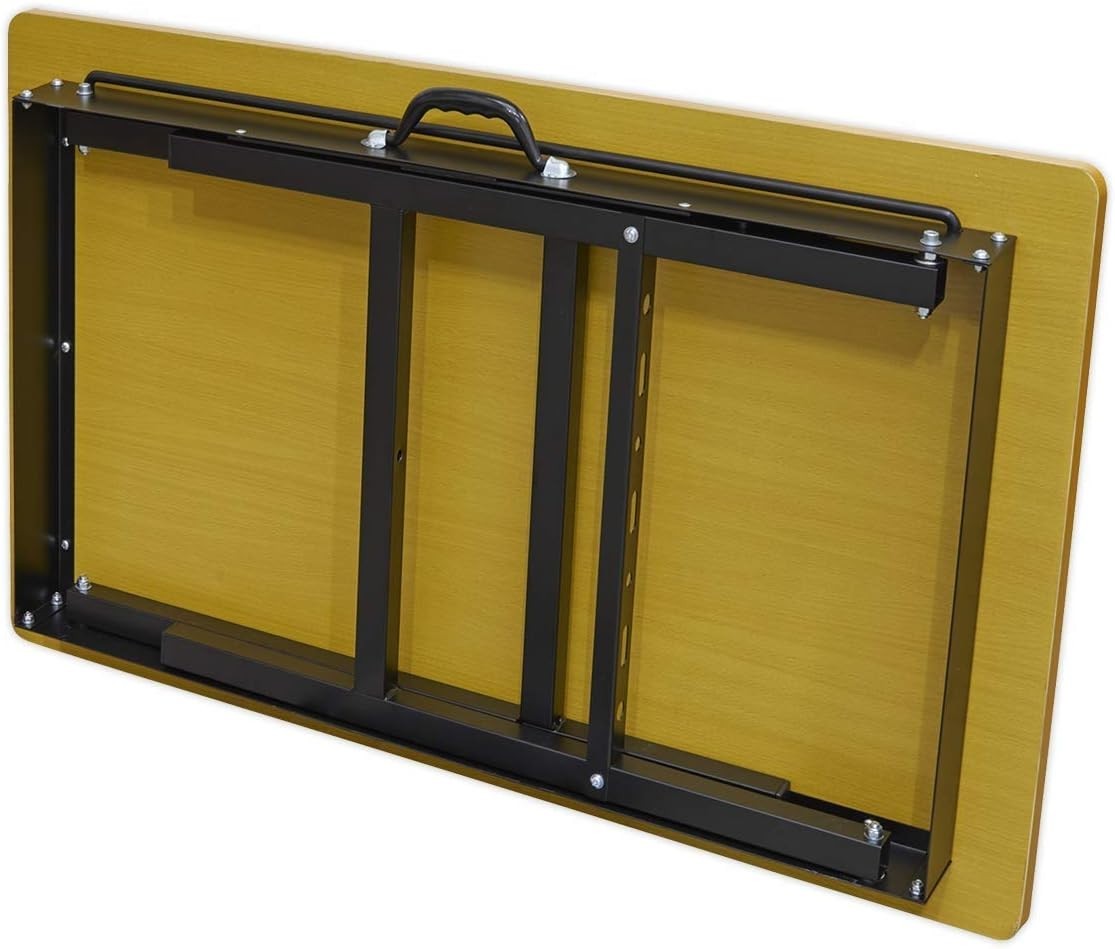 Foldable Workbench 1000x600x745mm Steel Frame MDF Top 100kg Portable Table