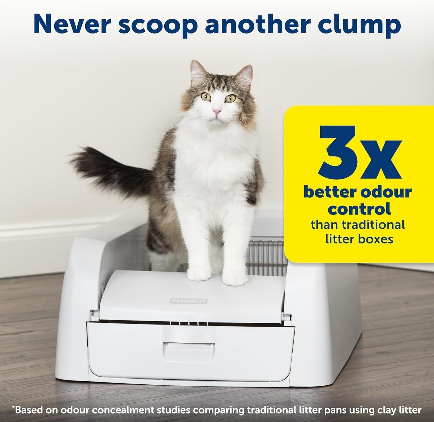 Self Cleaning Cat Litter Box Automatic Rake Odor Control Multi Cat