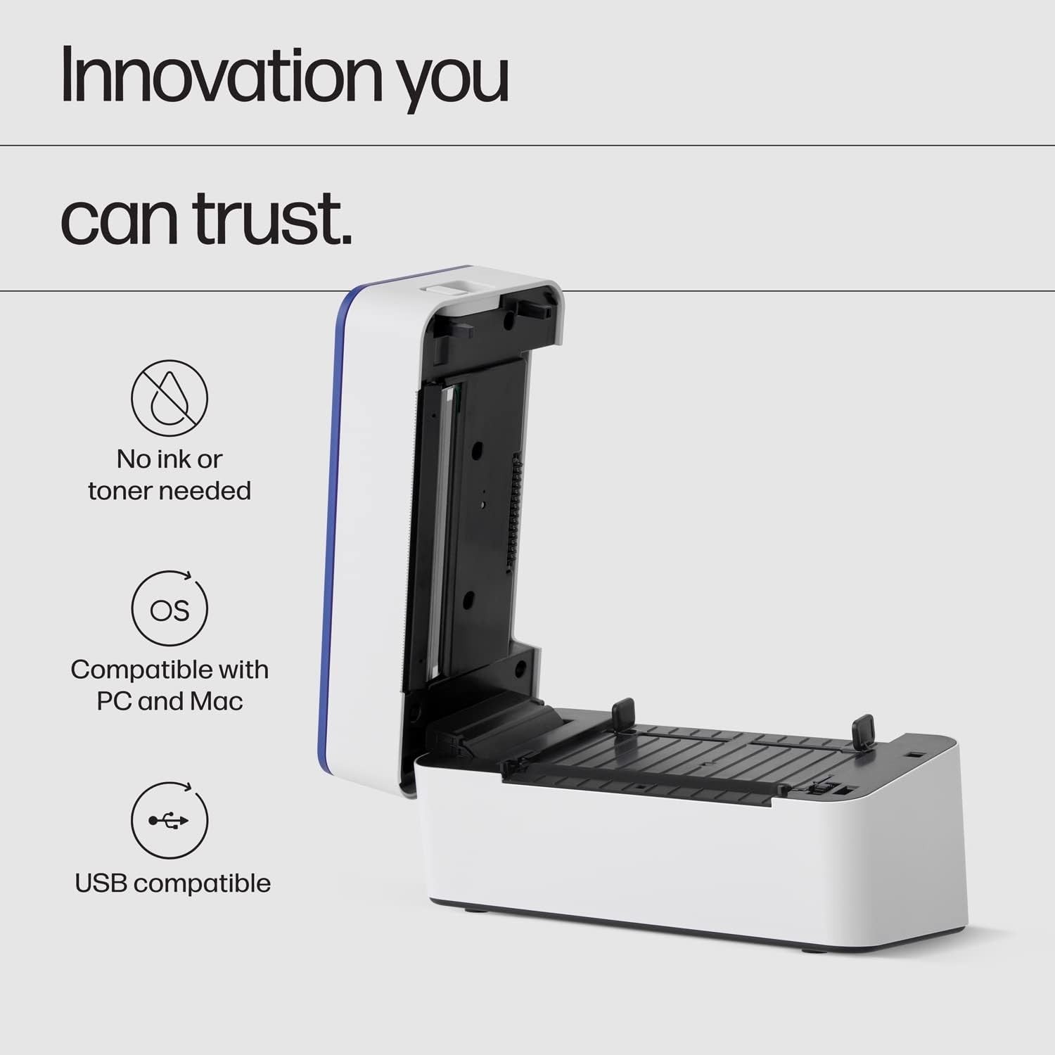 4x6 Thermal Shipping Label Printer | High-Speed 203 DPI | USB | Ecommerce Read