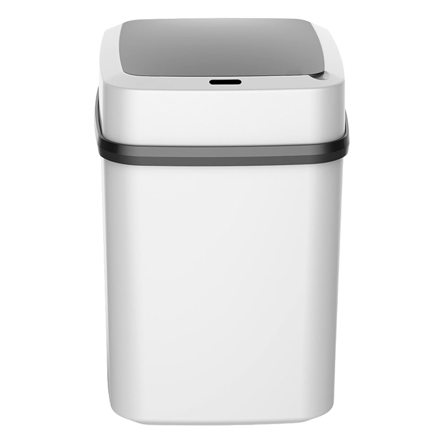 13L Automatic Sensor Trash Can USB Charging Touchless Bin White