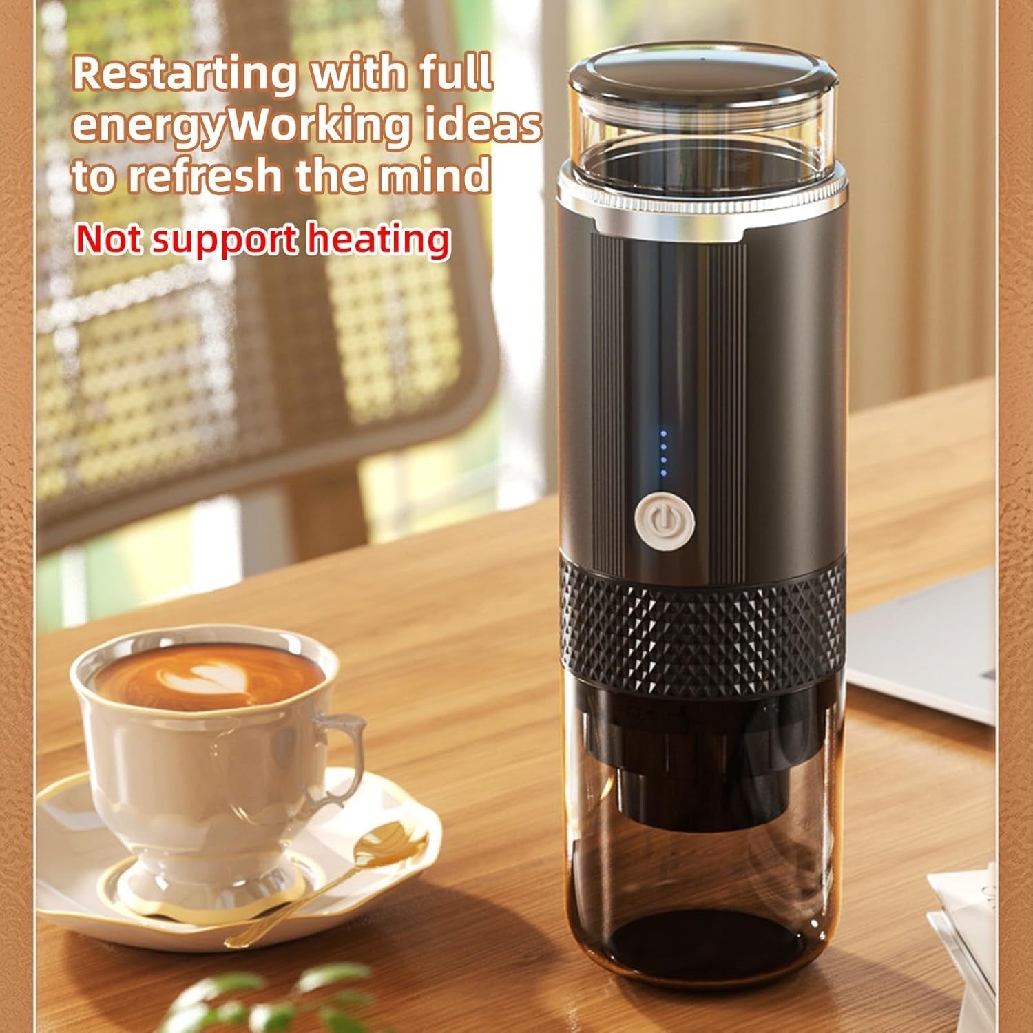 Portable Electric Espresso Maker 3-in-1 Hot Cold Brew Rechargeable