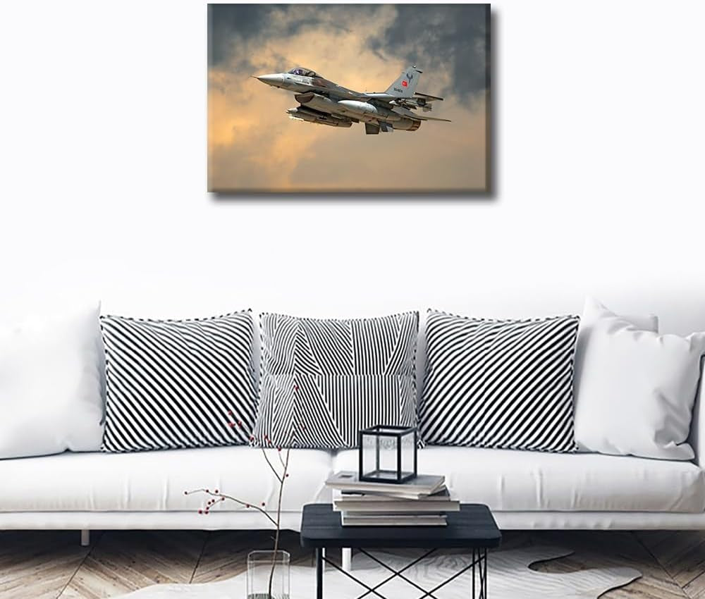 Multi‑Panel U.S. Air Force Canvas Wall Art 36×24 in Aircraft Decor